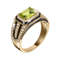 Commander Peridot Men’s Ring